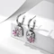 Pink Gemstones Earrings